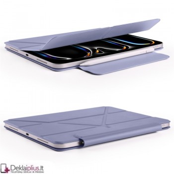 Smart Folio dirbtinės odos atverčiamas dėklas - levander grey (Apple Ipad Pro 13 (2024-2025)